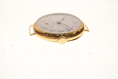 Lot 115 - 18ct gold wristwatch head