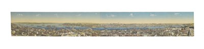 Lot 619 - Early 20th century photographic panorama of Constantinople