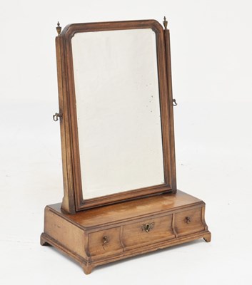 Lot 671 - George III mahogany swing dressing table mirror