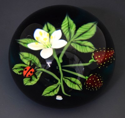 Lot 394 - William Manson (Scottish) - Glass paperweight