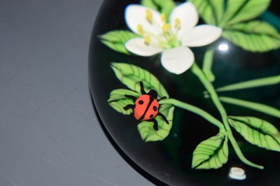 Lot 394 - William Manson (Scottish) - Glass paperweight