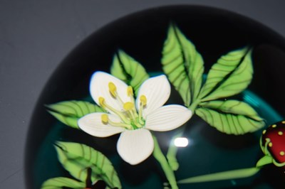 Lot 394 - William Manson (Scottish) - Glass paperweight