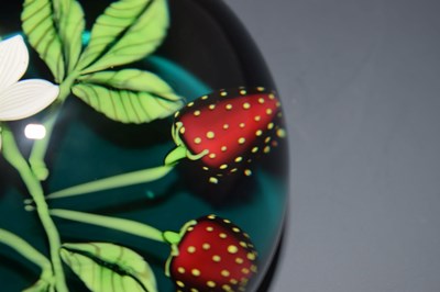 Lot 394 - William Manson (Scottish) - Glass paperweight