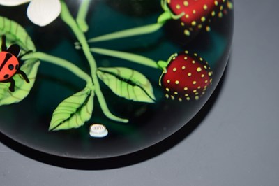 Lot 394 - William Manson (Scottish) - Glass paperweight
