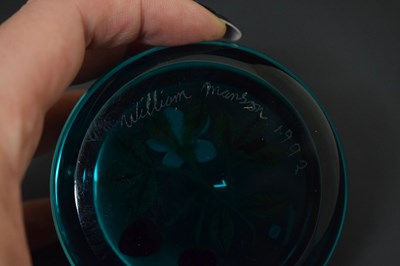 Lot 394 - William Manson (Scottish) - Glass paperweight