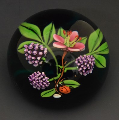 Lot 397 - William Manson (Scottish) - Limited edition glass paperweight