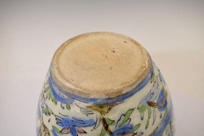 Lot 574 - Persian Qajar pottery vase