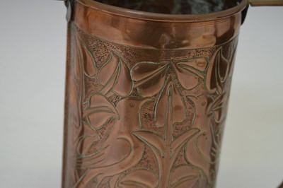 Lot 326 - Arts and Crafts copper vase