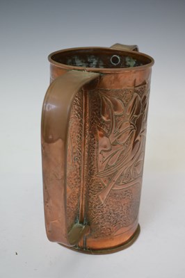 Lot 326 - Arts and Crafts copper vase