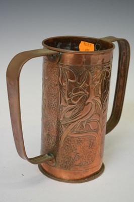 Lot 326 - Arts and Crafts copper vase