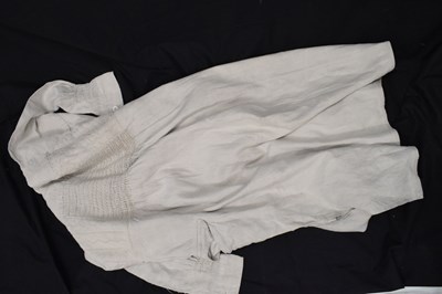 Lot 600 - 19th century West Country (probably Somerset) shepherd's cream linen smock