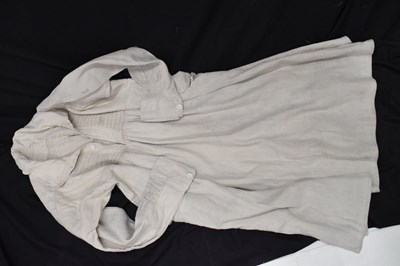 Lot 600 - 19th century West Country (probably Somerset) shepherd's cream linen smock