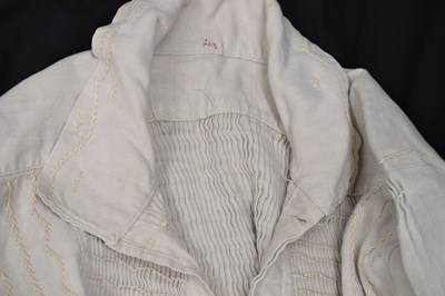Lot 600 - 19th century West Country (probably Somerset) shepherd's cream linen smock