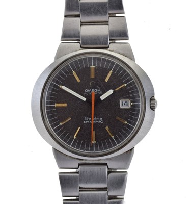Lot 62 - Omega - Gentleman's stainless steel automatic Genève Dynamic wristwatch
