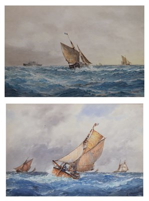 Lot 537 - Frederick James Aldridge (1850-1933) - Pair of watercolours