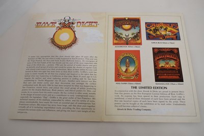 Lot 658 - Rick Griffin - Group of four posters