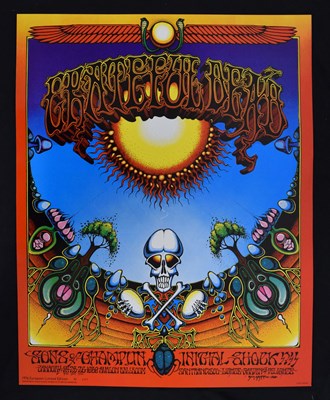 Lot 486 - Rick Griffin (American, 1944-91) – Grateful Dead Aoxomoxoa, poster, numbered 1997