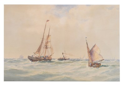 Lot 540 - Arthur Wilde Parsons (1854-1931) - Watercolour - Harbour scene