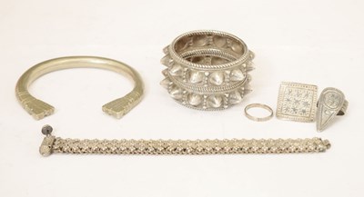 Lot 297 - Quantity of Middle Eastern white metal and other jewellery