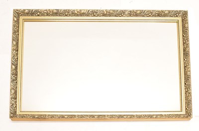 Lot 857 - Modern gilt frame wall mirror