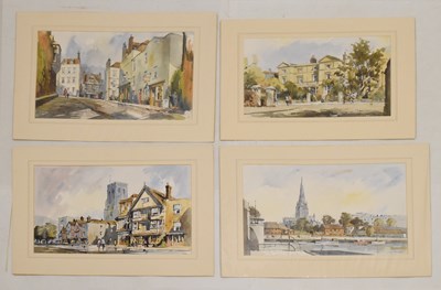 Lot 681 - Four watercolours of Bristol views