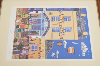 Lot 639 - Brian Pollard - Signed limited edition print, 'The Dolphins'