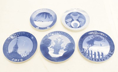 Lot 623 - Royal Copenhagen - Collection of early Christmas plates