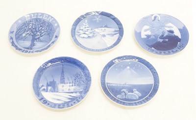 Lot 624 - Royal Copenhagen - Collection of early Christmas plates