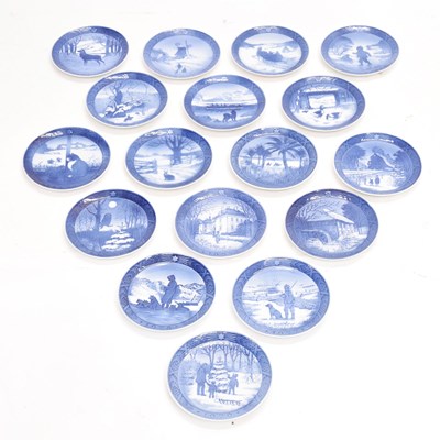 Lot 628 - Royal Copenhagen - Collection of 1960s and '70s Christmas plates