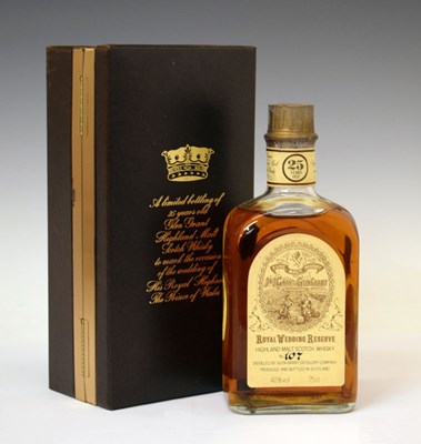 Lot 721 - Glen Grant 'Royal Wedding Reserve' pure Highland Malt Scotch Whisky, aged 25 years