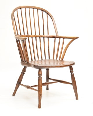 Lot 631 - Windsor armchair