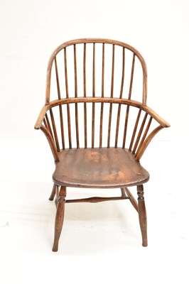 Lot 631 - Windsor armchair