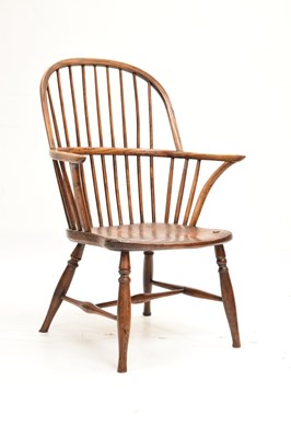 Lot 631 - Windsor armchair