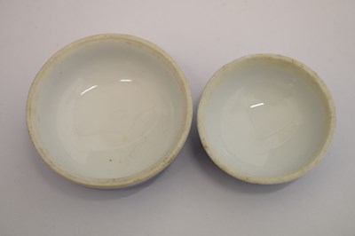 Lot 442 - Graduated set of four prunus vases and covers