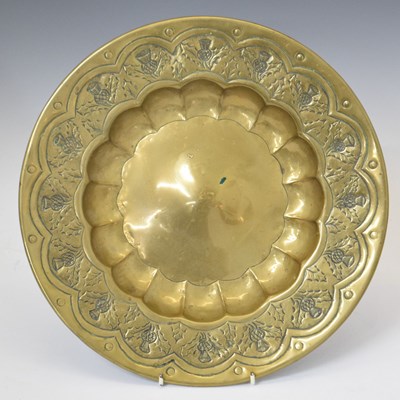 Lot 363 - Early 20th century brass dish