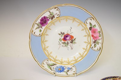Lot 379 - Chamberlains Worcester - Two Imari shaped dessert dishes, etc