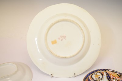 Lot 379 - Chamberlains Worcester - Two Imari shaped dessert dishes, etc