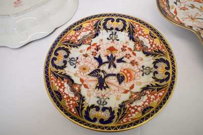 Lot 379 - Chamberlains Worcester - Two Imari shaped dessert dishes, etc