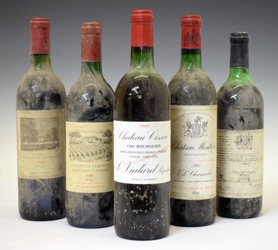 Lot 806 - Three bottles of Grand Cru wine, etc