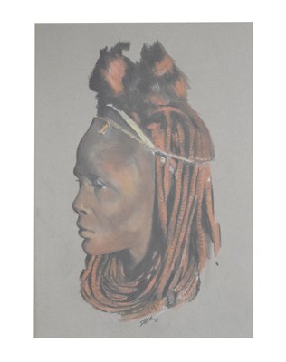 Lot 644 - Gordon Shaw - Pastel - Himba Woman