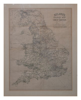 Lot 541 - Ryland's Railway map of Great Britain