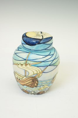 Lot 550 - Moorcroft Pottery - Winds of Change pattern ginger jar and cover