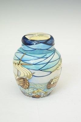 Lot 550 - Moorcroft Pottery - Winds of Change pattern ginger jar and cover