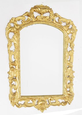 Lot 678 - Gilt framed wall mirror