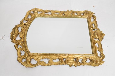 Lot 678 - Gilt framed wall mirror