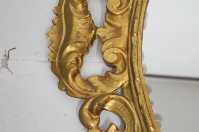 Lot 678 - Gilt framed wall mirror