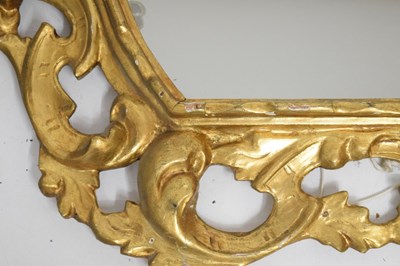 Lot 678 - Gilt framed wall mirror