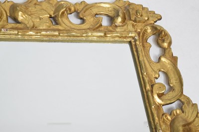 Lot 678 - Gilt framed wall mirror