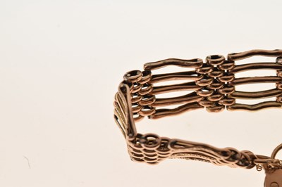 Lot 73 - Five-bar gate link bracelet