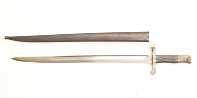 Lot 502 - Portuguese model 1886 sword bayonet